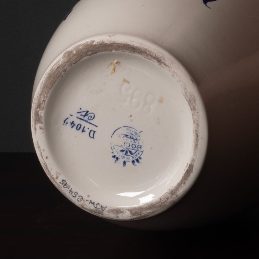 Boch Freres, Belgium, faiance vase with multichromatic glaze K2751