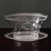 Edward Hald for Orrefors, Sweden, "Flying Carpet" engraved bowl and saucer L3185
