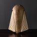 Brigitte Enders, Australia, sculptural stoneware vase with pale brown glaze J1263