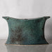 Ingeborg Zenker, Zenker Karthausen, unique stoneware vessel with blue-green glaze J1270