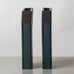 Karl Scheid, Germany, pair of vases with green and red glaze J1280