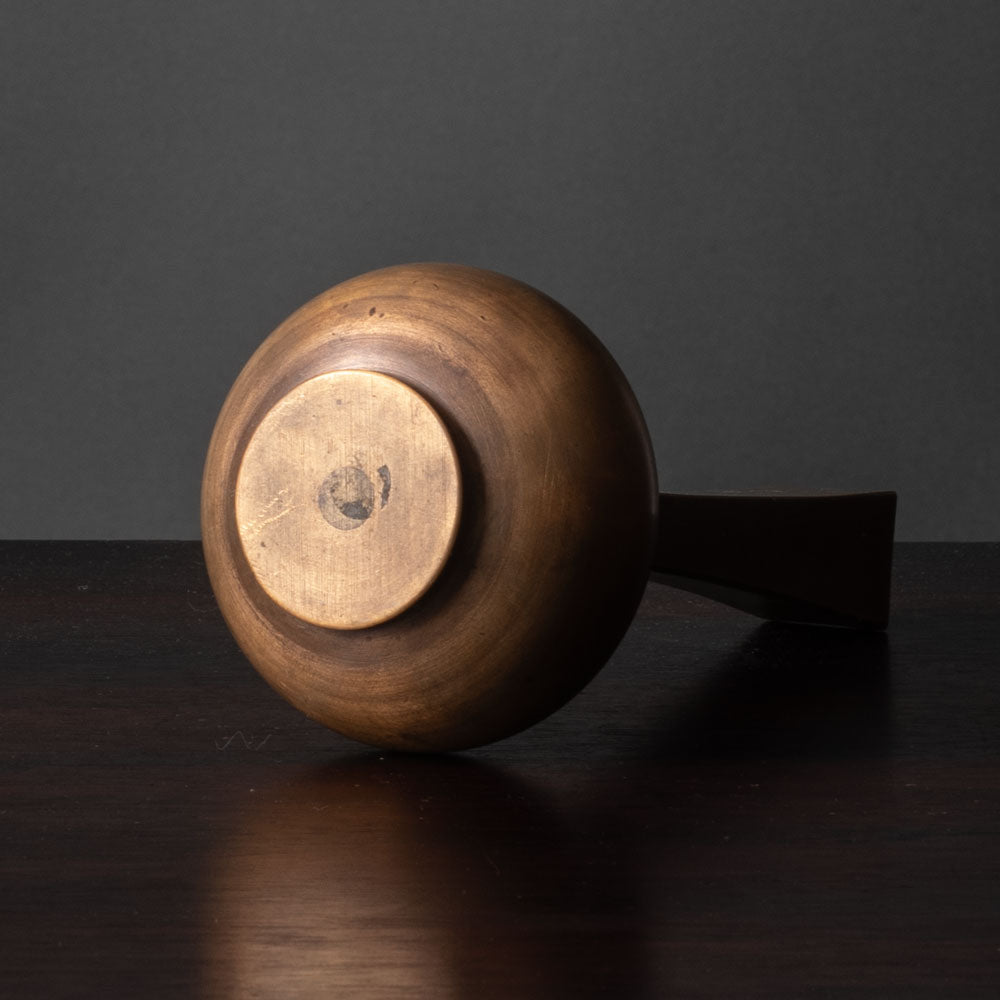 GAB, Sweden, bronze long necked vase K2684