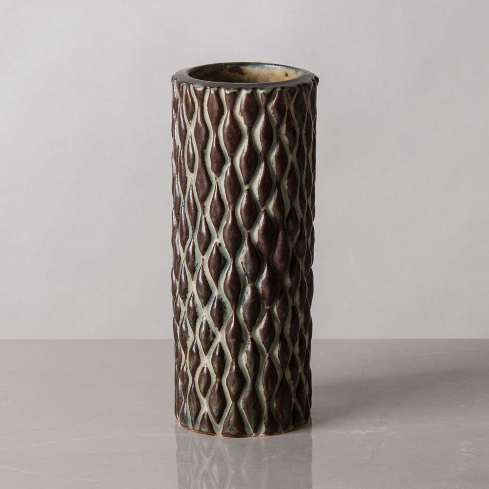 Axel Salto for Royal Copenhagen, Denmark, "Budding" vase with Sung glaze