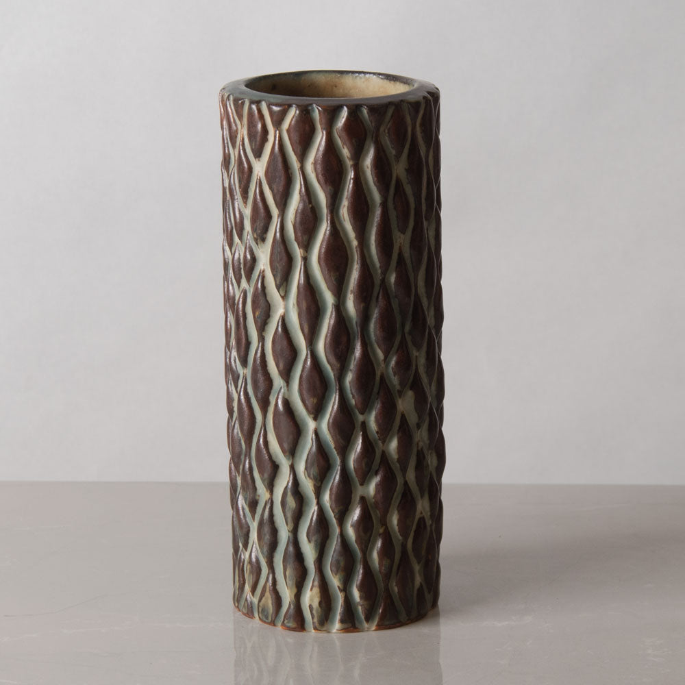 Axel Salto for Royal Copenhagen, Denmark, "Budding" vase with Sung glaze