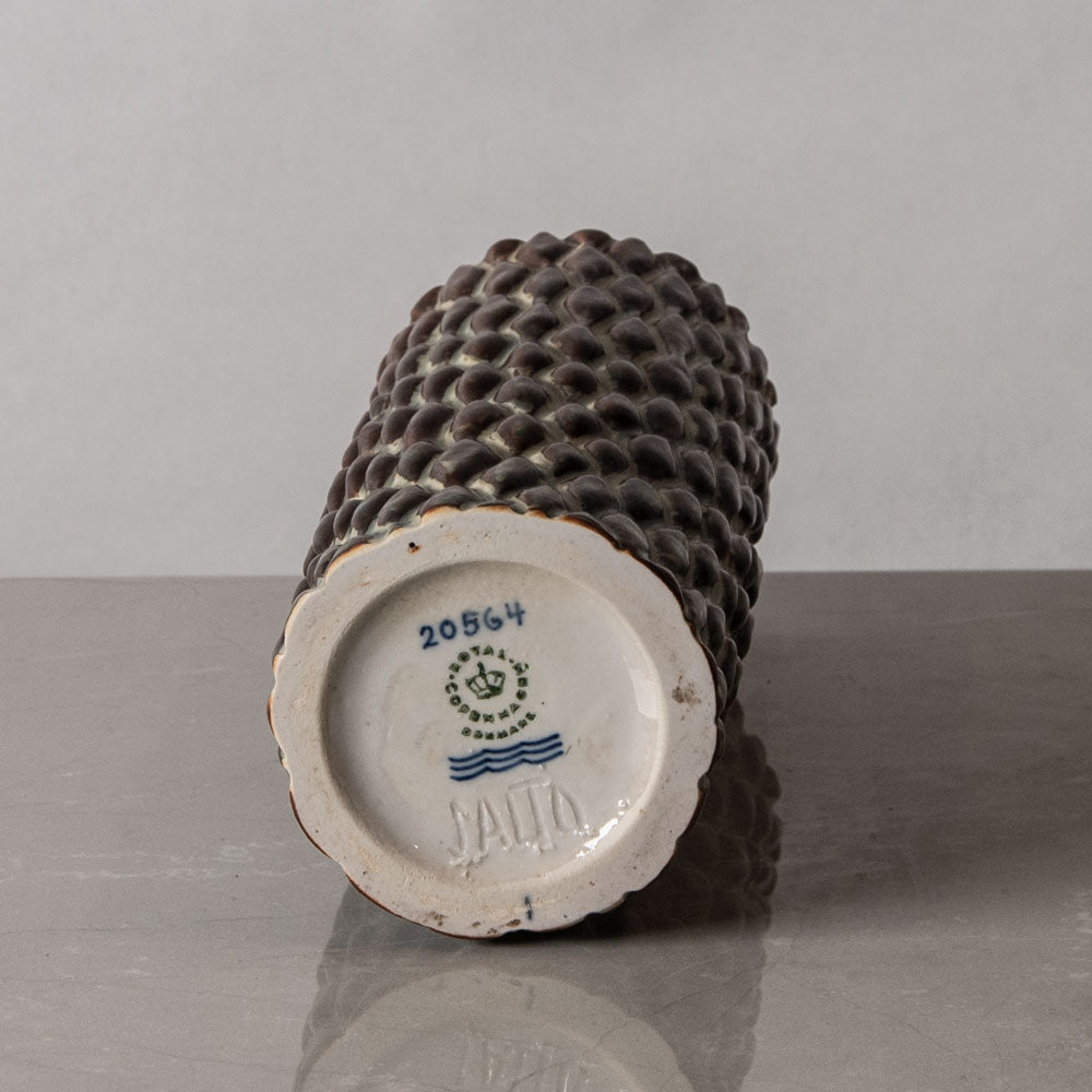 Axel Salto for Royal Copenhagen, Denmark, "Budding" vase with Sung glaze