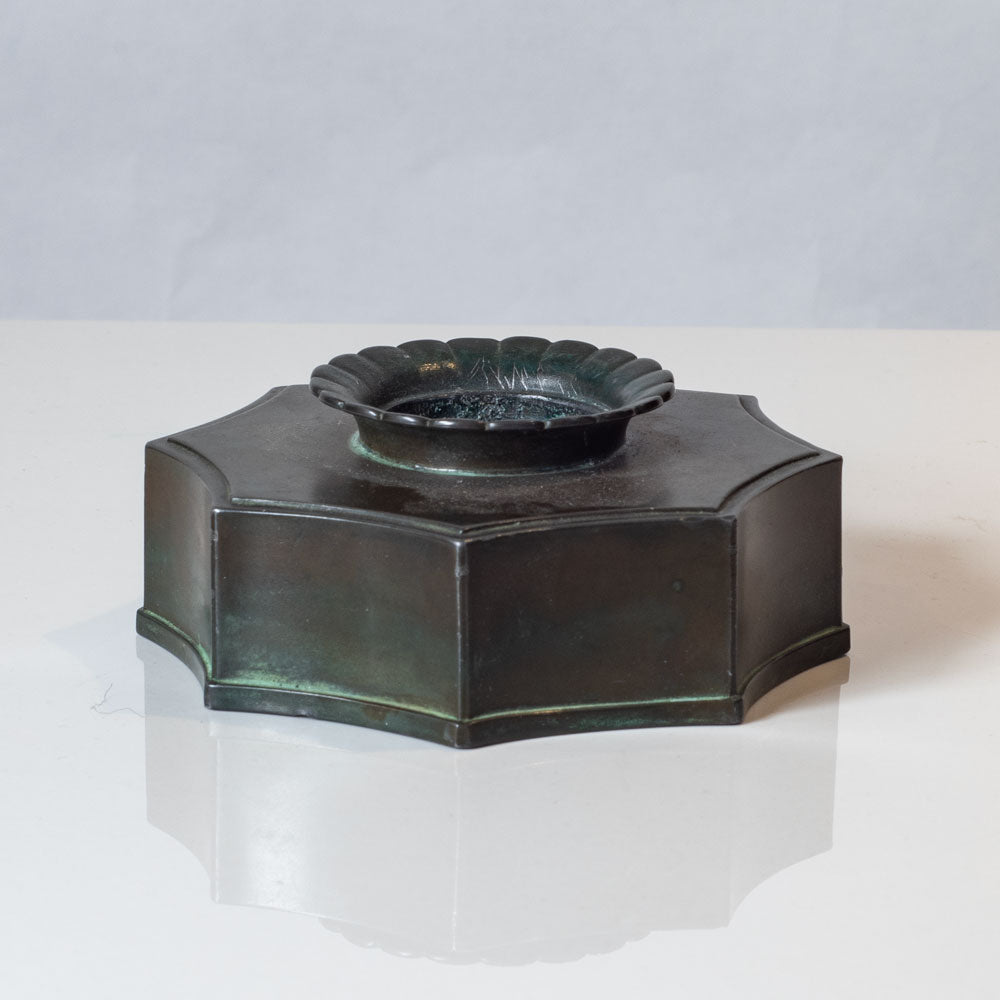 Just Andersen, Denmark, Disko metal candleholder A2048