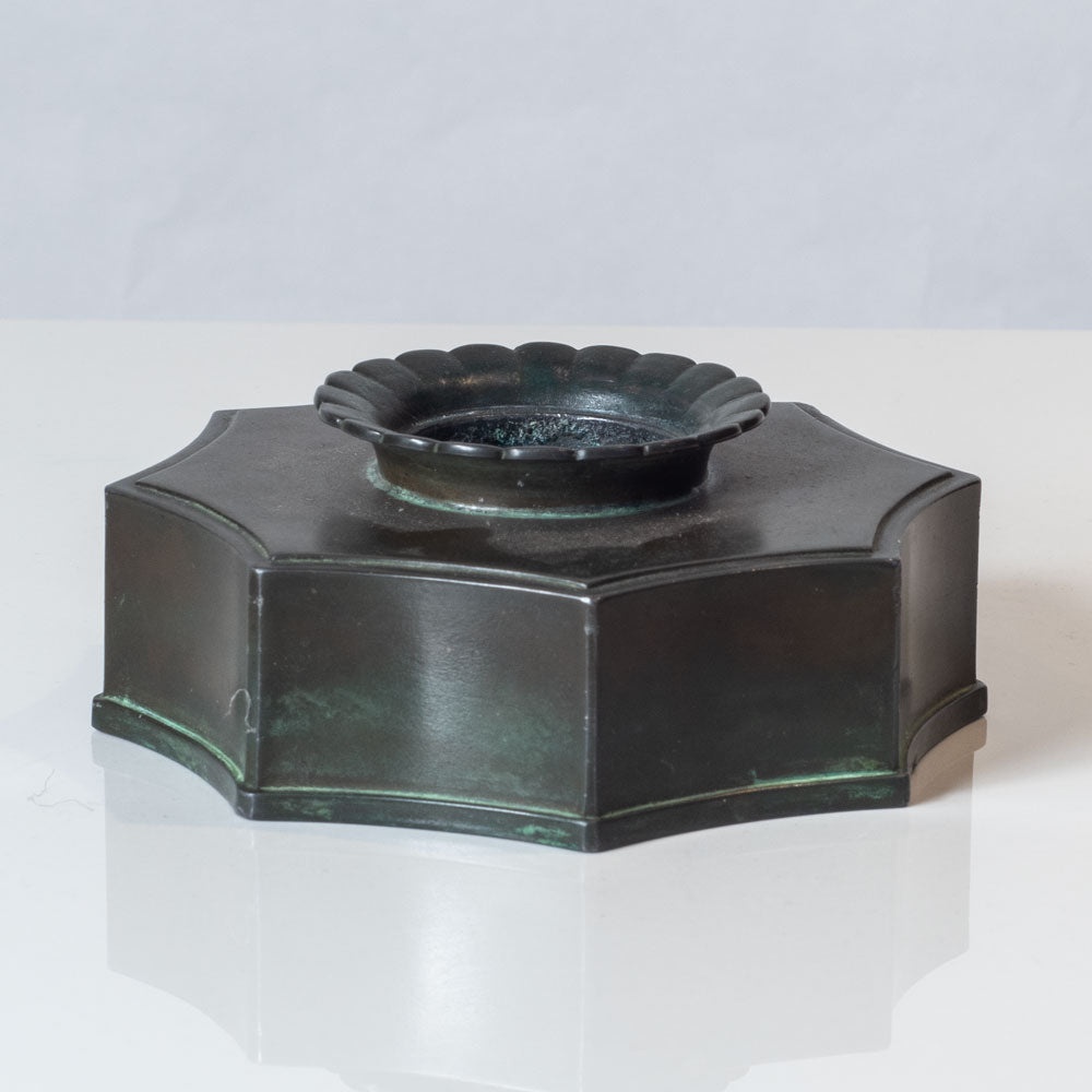 Just Andersen, Denmark, Disko metal candleholder A2048