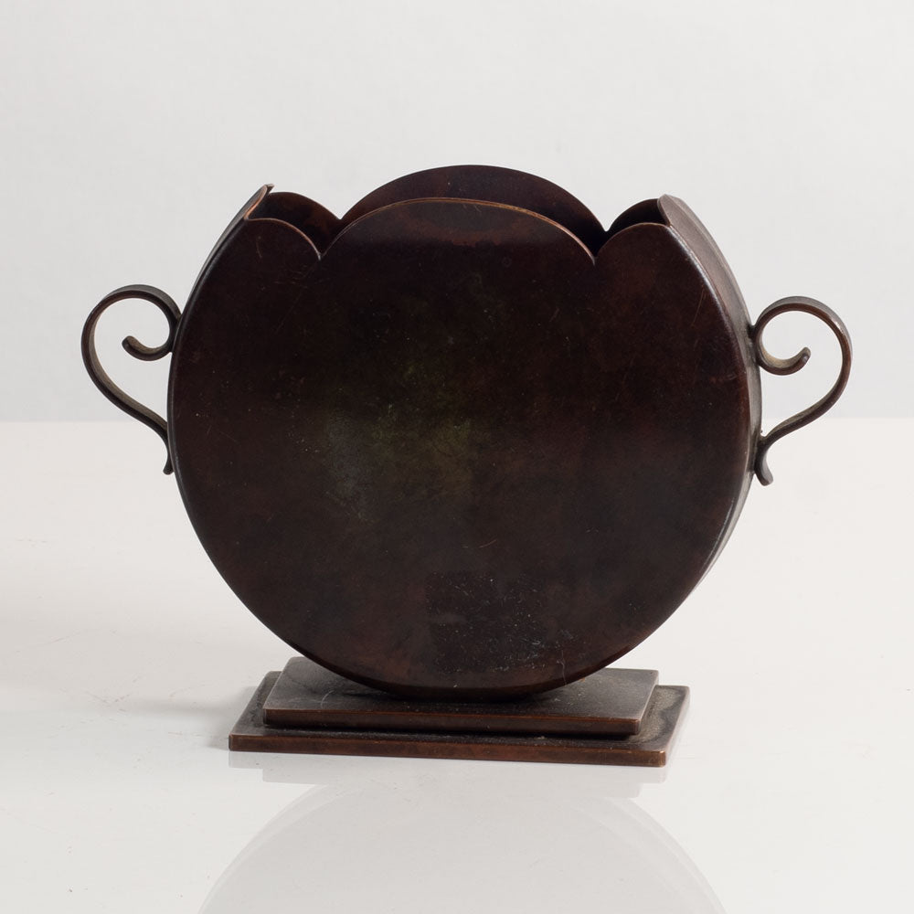Danish bronze art deco vase M4234