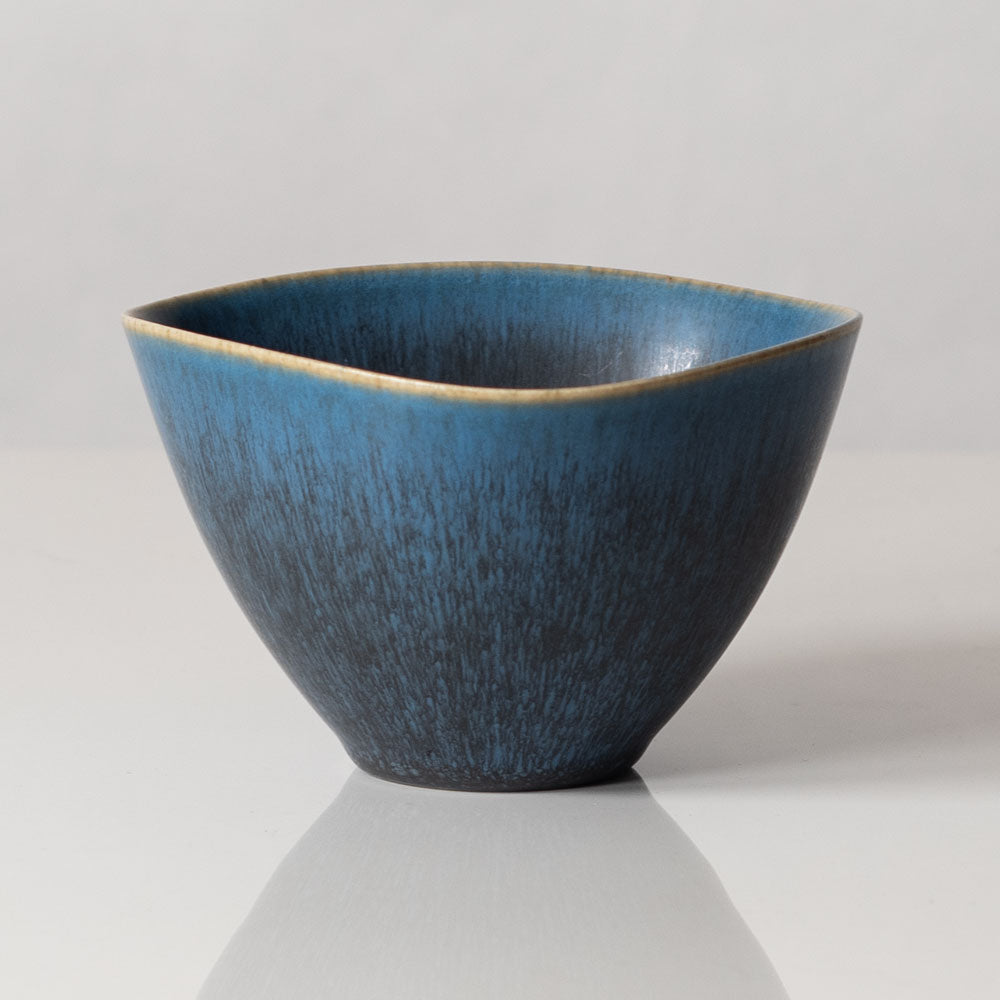 Per Linnemann-Schmidt at Palshus, Denmark, stoneware bowl with pale blue glaze K2523
