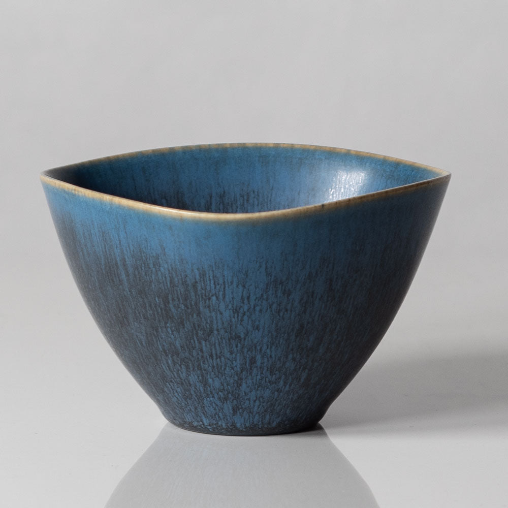 Per Linnemann-Schmidt at Palshus, Denmark, stoneware bowl with pale blue glaze K2523