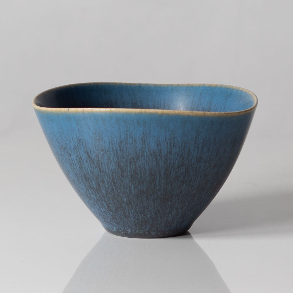 Per Linnemann-Schmidt at Palshus, Denmark, stoneware bowl with pale blue glaze K2523