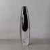 Vicke Lindstrand for Kosta, Sweden, vase in clear and black glass
