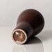 Carl Harry Stålhane for Rörstrand, stoneware vase with brown glaze J1657
