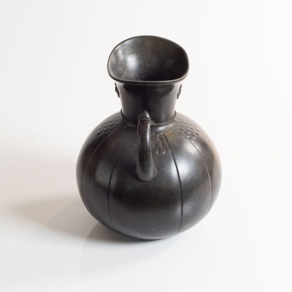 Just Andersen, Denmark, bronze handled vase L3586