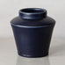 Erich and Ingrid Triller for Tobo, small vase with midnight blue glaze J1372