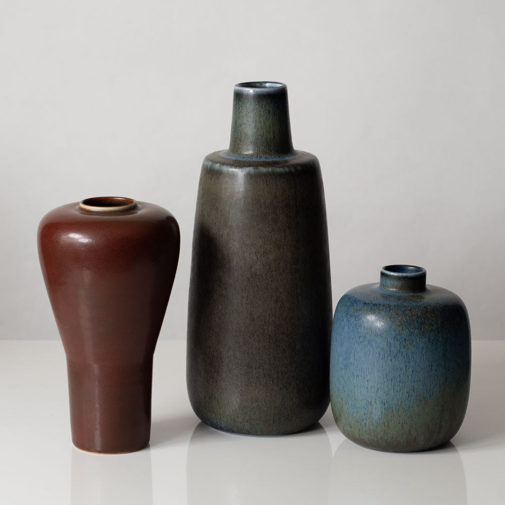 Three vases by Carl Harry Stålhane for Rörstrand, Sweden