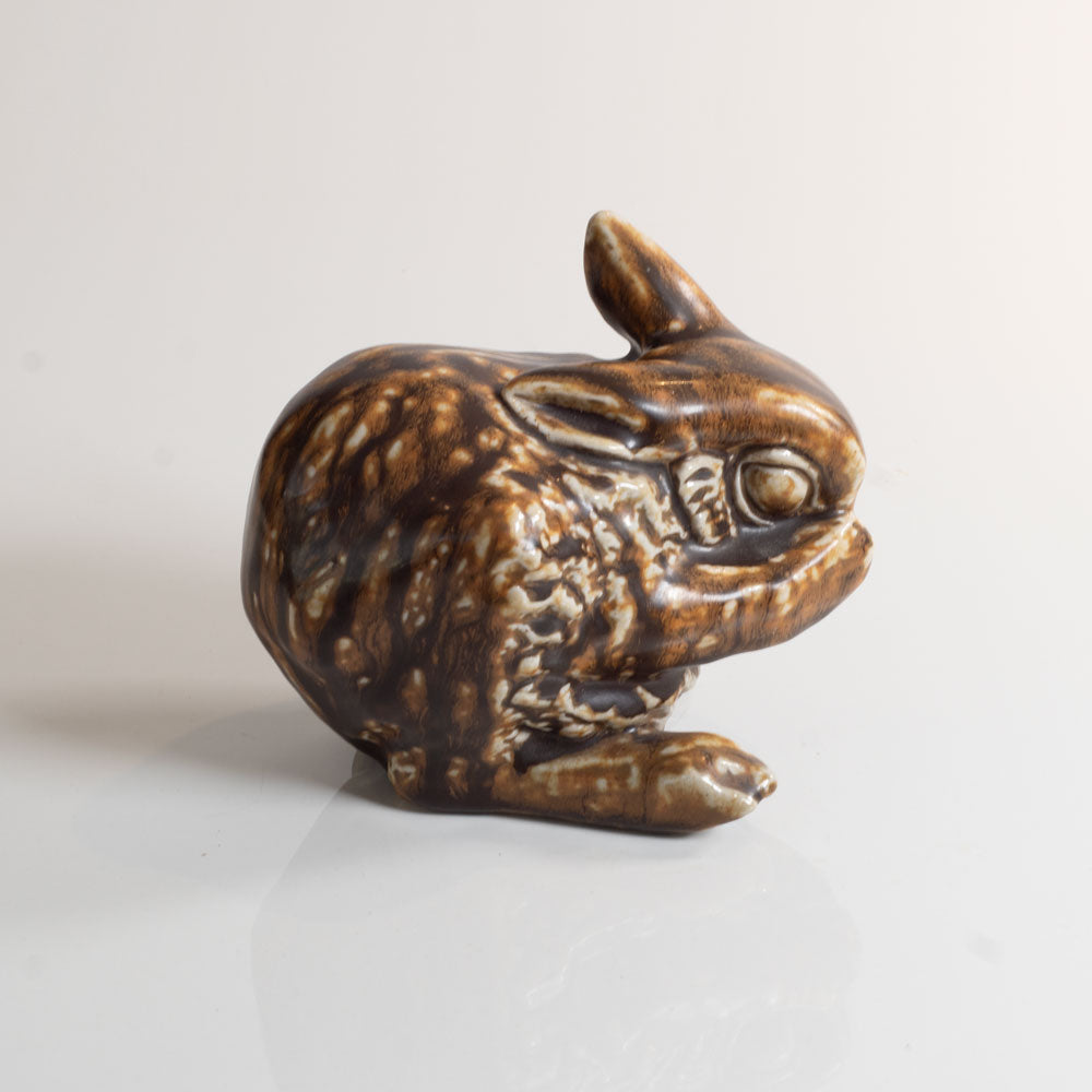Hugo Liisberg for Saxbo, stoneware figure of a rabbit M4249