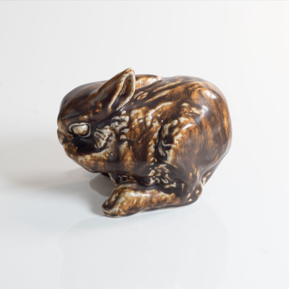 Hugo Liisberg for Saxbo, stoneware figure of a rabbit M4249