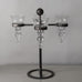 Bertil Vallien for Boda-Smide, Sweden, candelabra in iron and glass J1427
