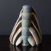 Beate Kuhn, Germany, unique stoneware sculpture with blue and off-white glaze J1222