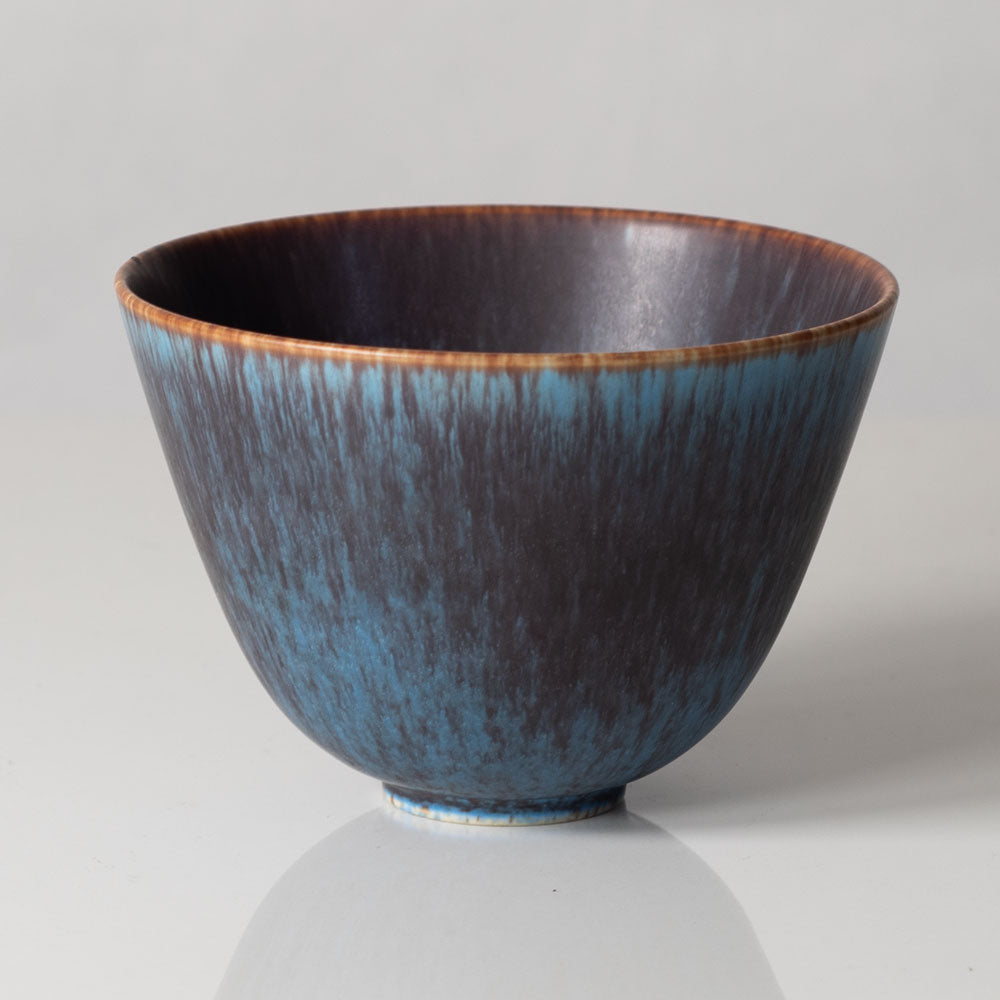 Gunnar Nylund for Rörstrand, Sweden, bowl with blue and purple glaze K2530