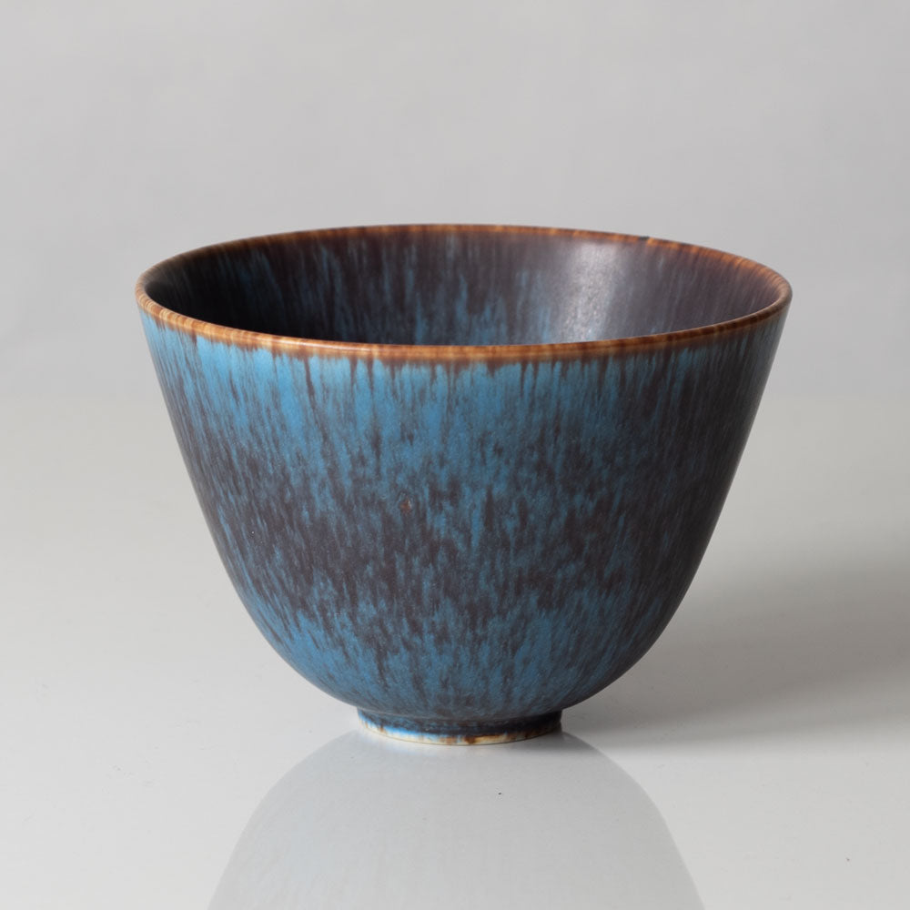 Gunnar Nylund for Rörstrand, Sweden, bowl with blue and purple glaze K2530