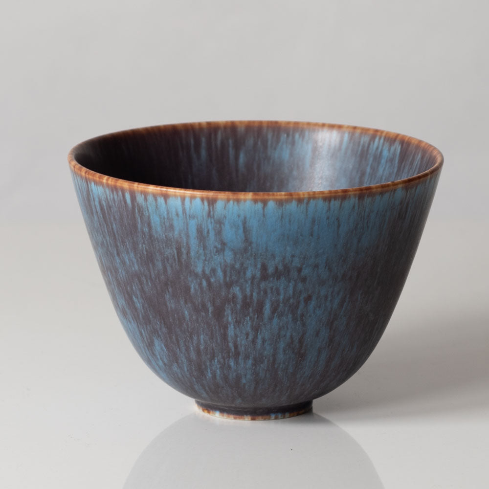 Gunnar Nylund for Rörstrand, Sweden, bowl with blue and purple glaze K2530