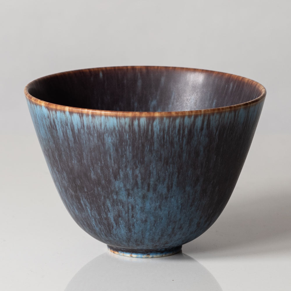 Gunnar Nylund for Rörstrand, Sweden, bowl with blue and purple glaze K2530
