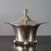Swedish silver lidded jar with inscription J1430