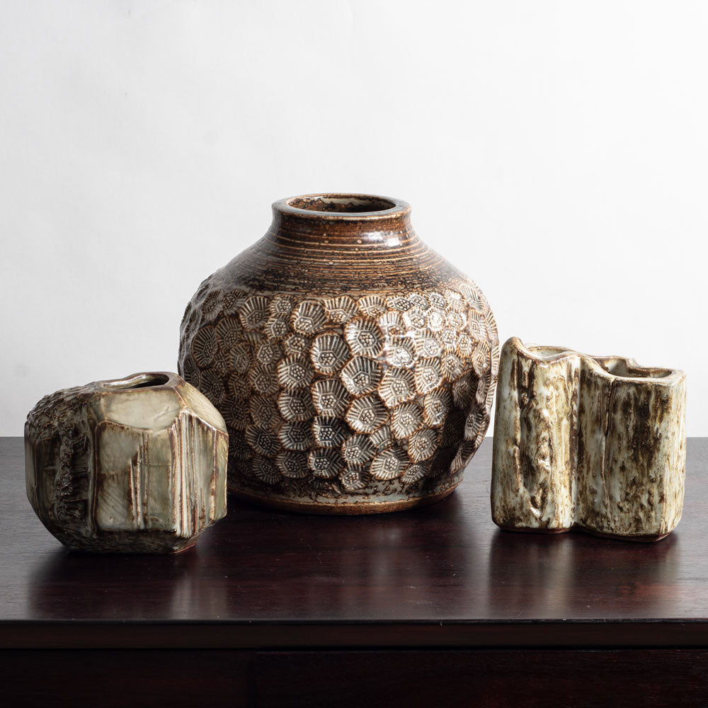Group of vases by Jørgen Mogensen for Royal Copenhagen, Denmark