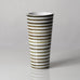 Stig Lindberg for Gustavsberg, Sweden, faiance vase with brown, green and white decoration L3341