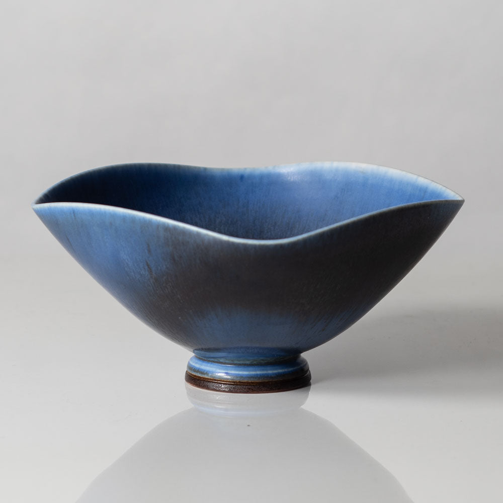 Group of bowls with blue glaze Berndt Friberg for Gustavsberg, Sweden
