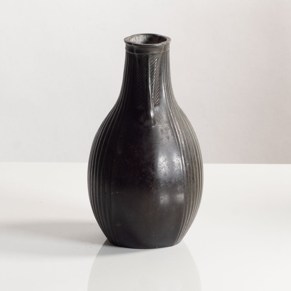 Just Andersen, Denmark, art deco vase in disko metal M5549