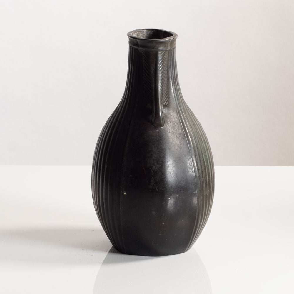 Just Andersen, Denmark, art deco vase in disko metal M5549