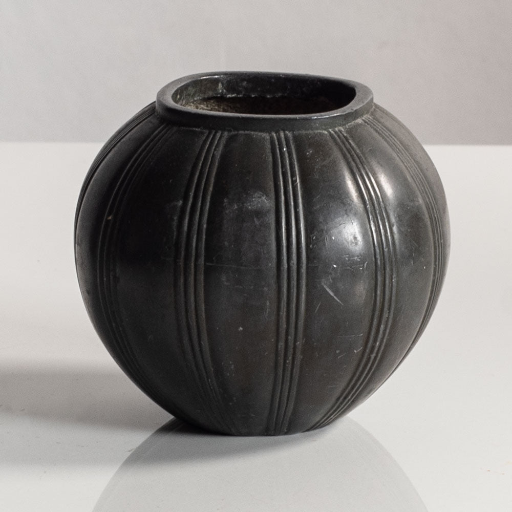 Just Andersen, Denmark, small vase in disko metal M4371