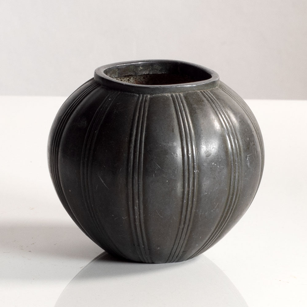 Just Andersen, Denmark, small vase in disko metal M4371