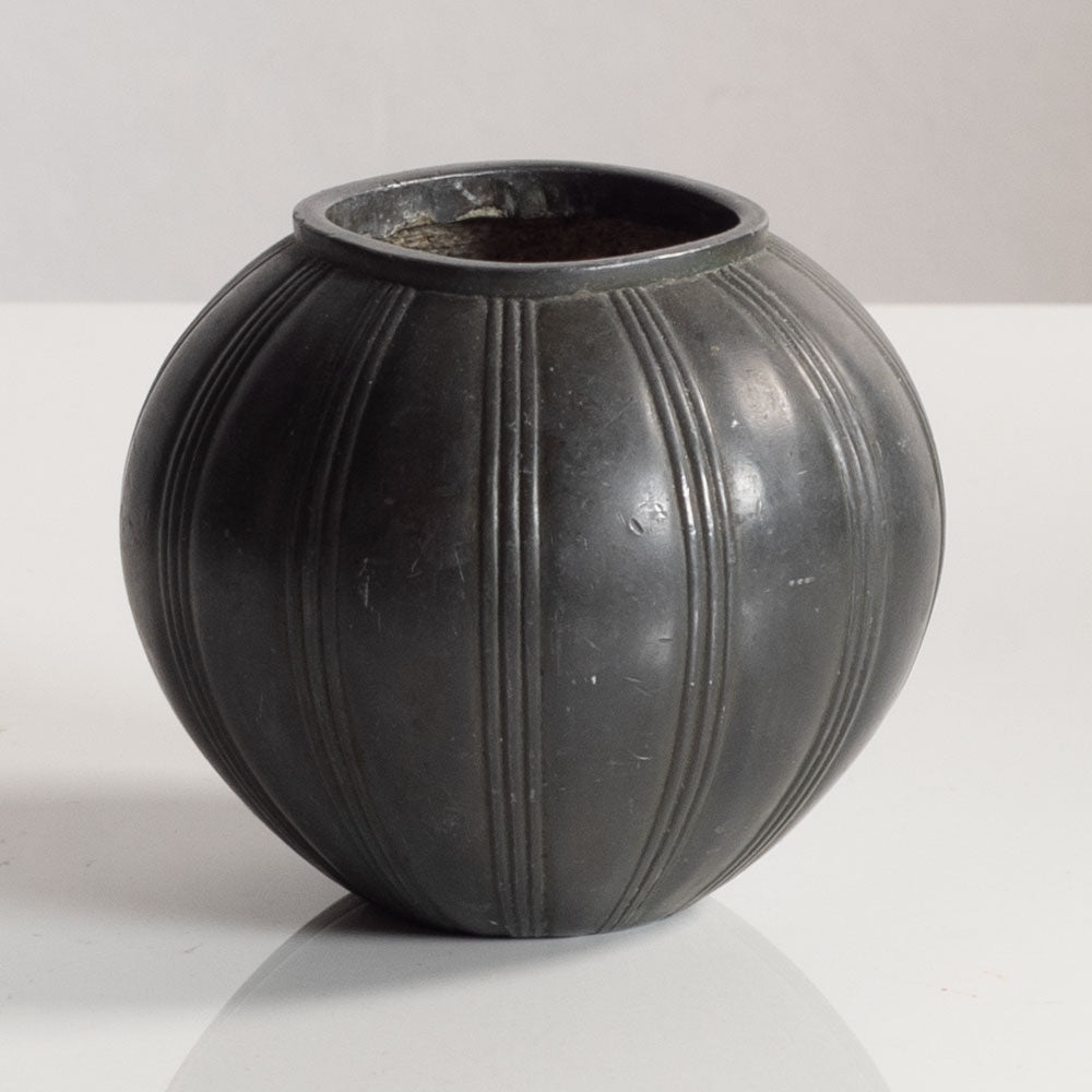Just Andersen, Denmark, small vase in disko metal M4371