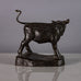Just Andersen, Denmark, calf figure in disko metal H1583