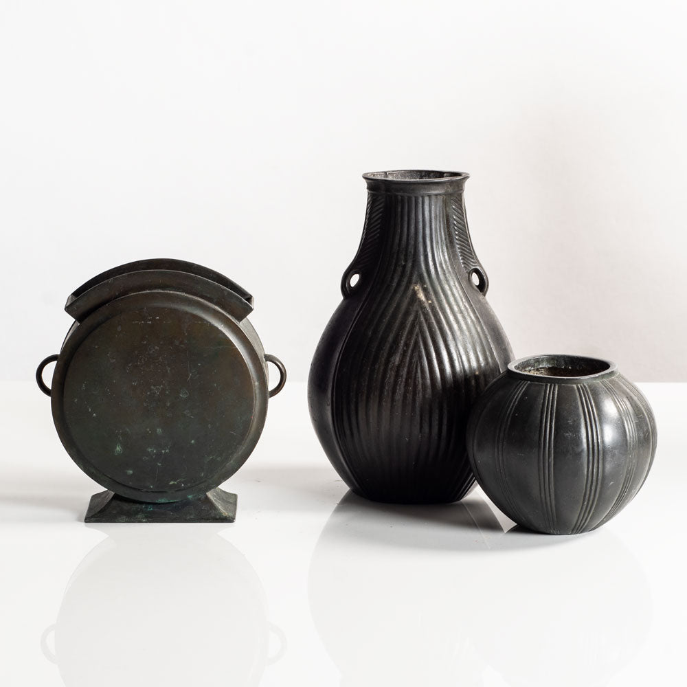 Three disko vases by Just Andersen, Denmark