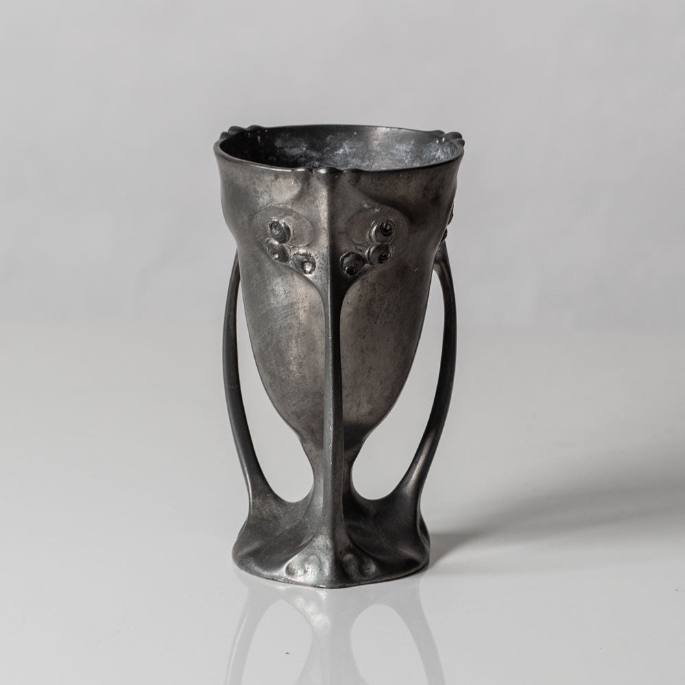 Kayserzinn, Germany, pewter art nouveau vase L3353
