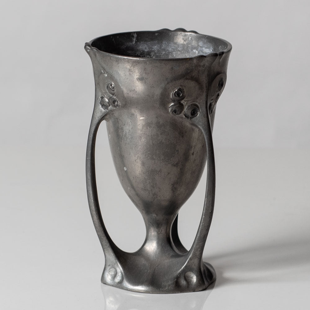 Kayserzinn, Germany, pewter art nouveau vase L3353