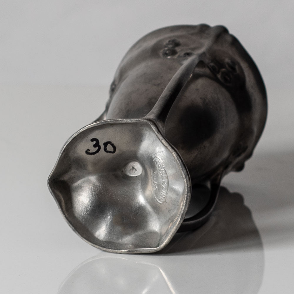 Kayserzinn, Germany, pewter art nouveau vase L3353