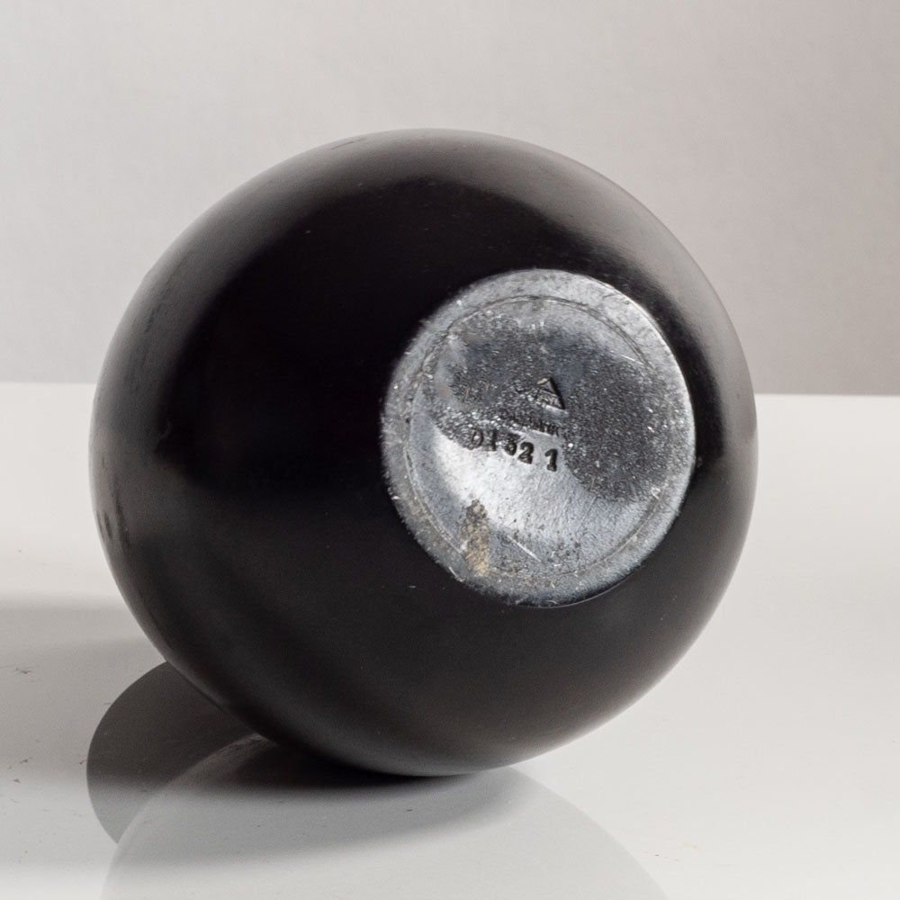 Just Andersen, Denmark, teardrop vase in disko metal M5527