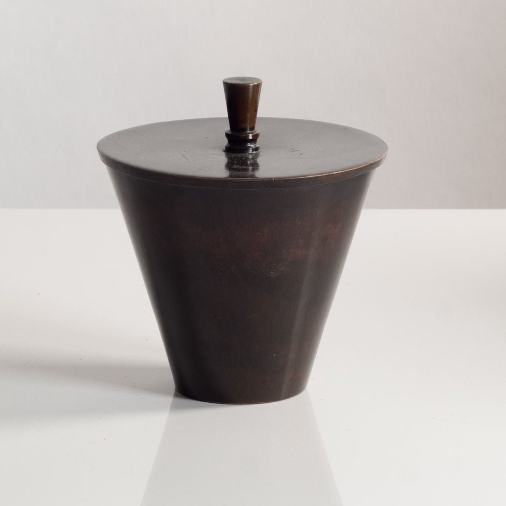 Danish bronze lidded jar M5535