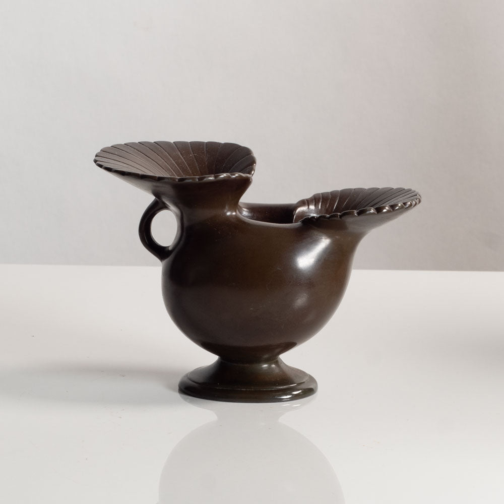 Just Andersen, Denmark, small vase in disko metal M5534