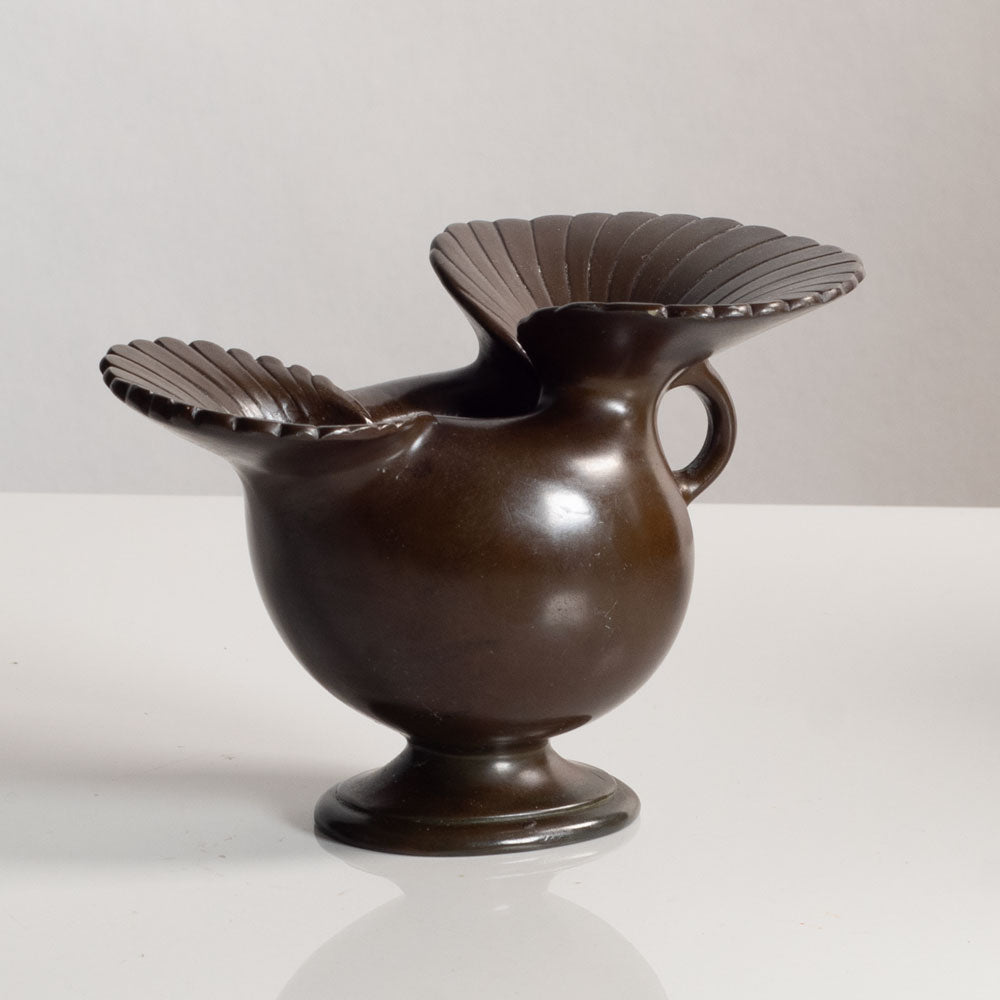 Just Andersen, Denmark, small vase in disko metal M5534