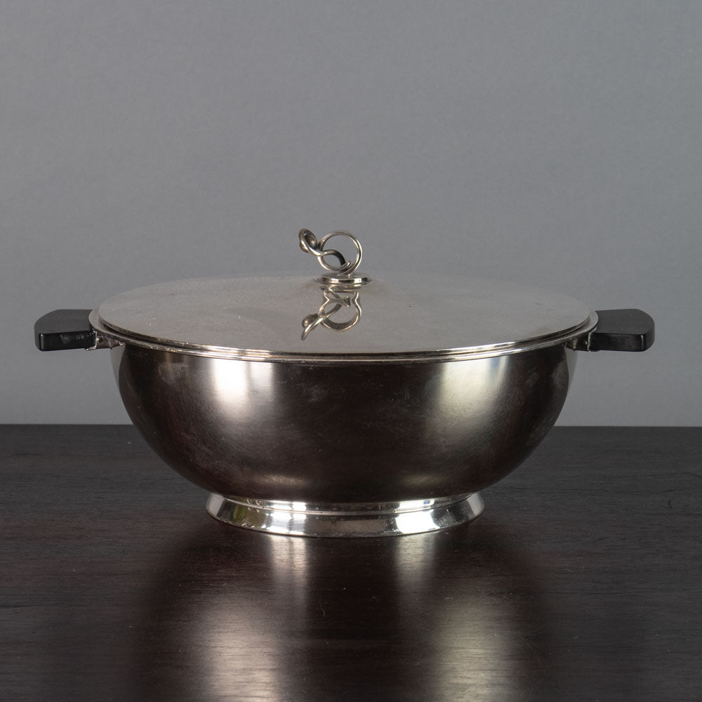 Carl M. Cohr & Co, Denmark, ATLA silverplate lidded bowl J1413