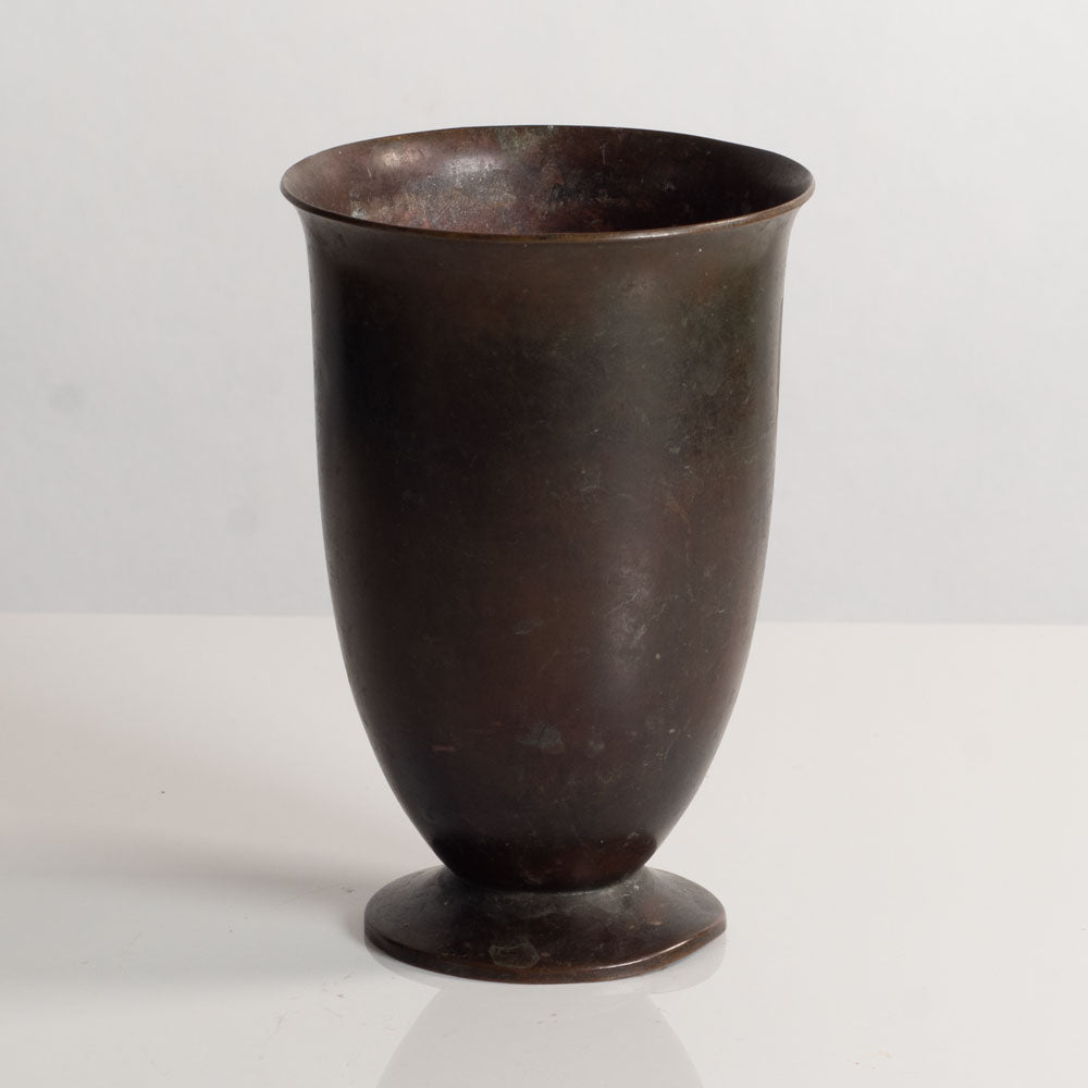 Just Andersen, Denmark, small vase in light bronze M5501