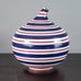 Stig Lindberg for Gustavsberg, large lidded faience "onion" jar J1464