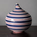 Stig Lindberg for Gustavsberg, large lidded faience "onion" jar J1464